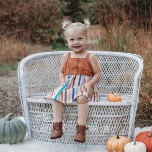 Multicolor Striped Casual Dress